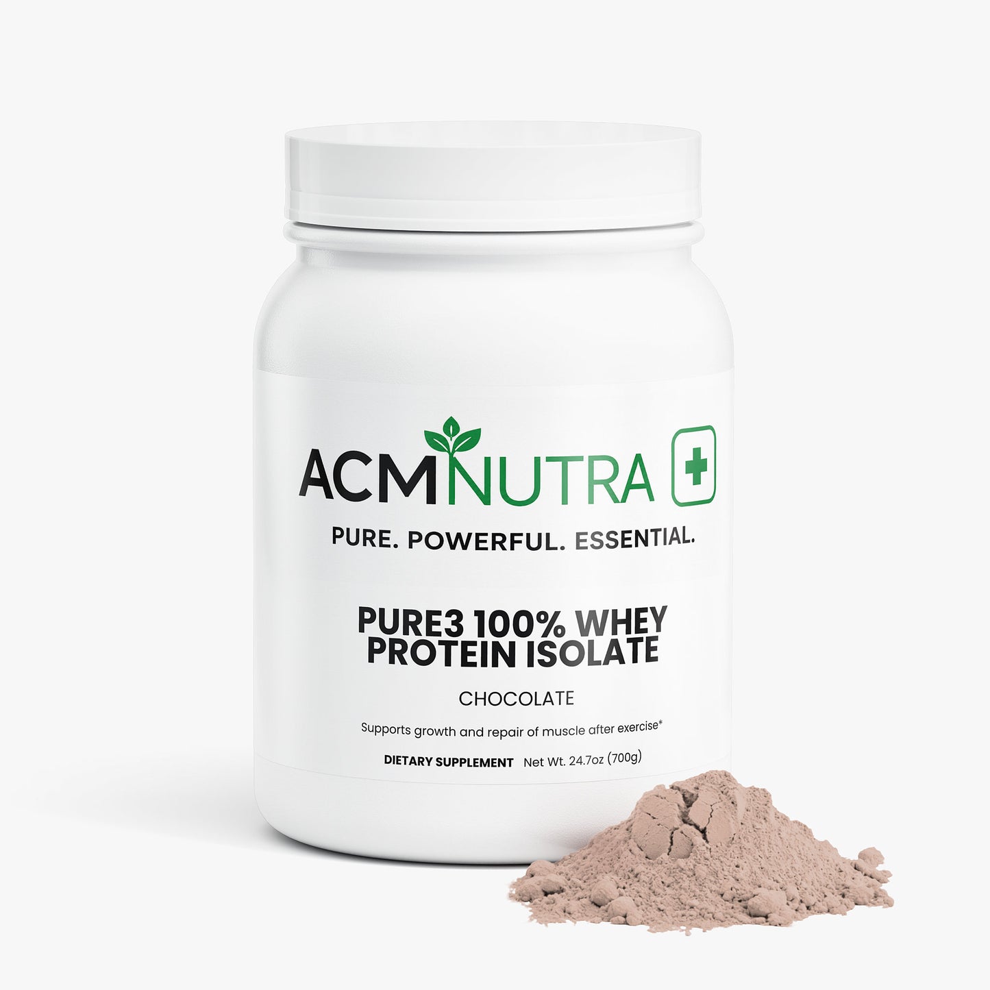 Pure3 100% Whey Protein Isolate (Chocolate)
